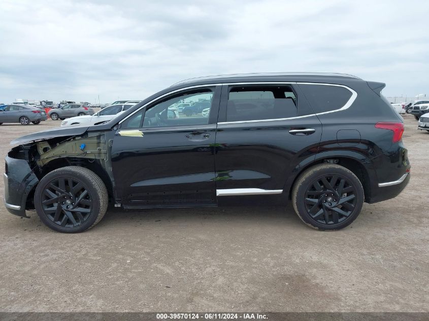 2022 Hyundai Santa Fe Calligraphy VIN: 5NMS54AL8NH477003 Lot: 39570124