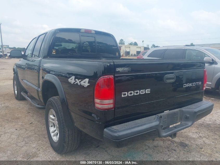 2004 Dodge Dakota Sport/Sxt VIN: 1D7HG38N54S776754 Lot: 39570130