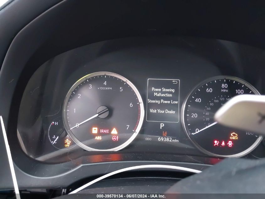 2020 Lexus Is 300 VIN: JTHDA1D22L5107296 Lot: 39570134