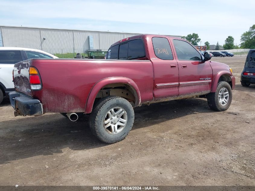 2003 Toyota Tundra Ltd V8 VIN: 5TBBT48123S402701 Lot: 39570141