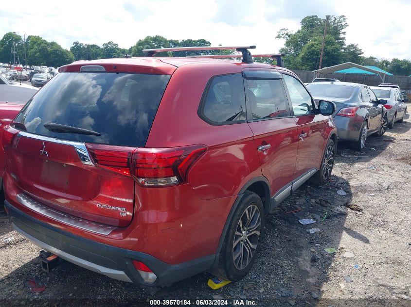 2016 Mitsubishi Outlander Se/Sel VIN: JA4AD3A35GZ003155 Lot: 39570184