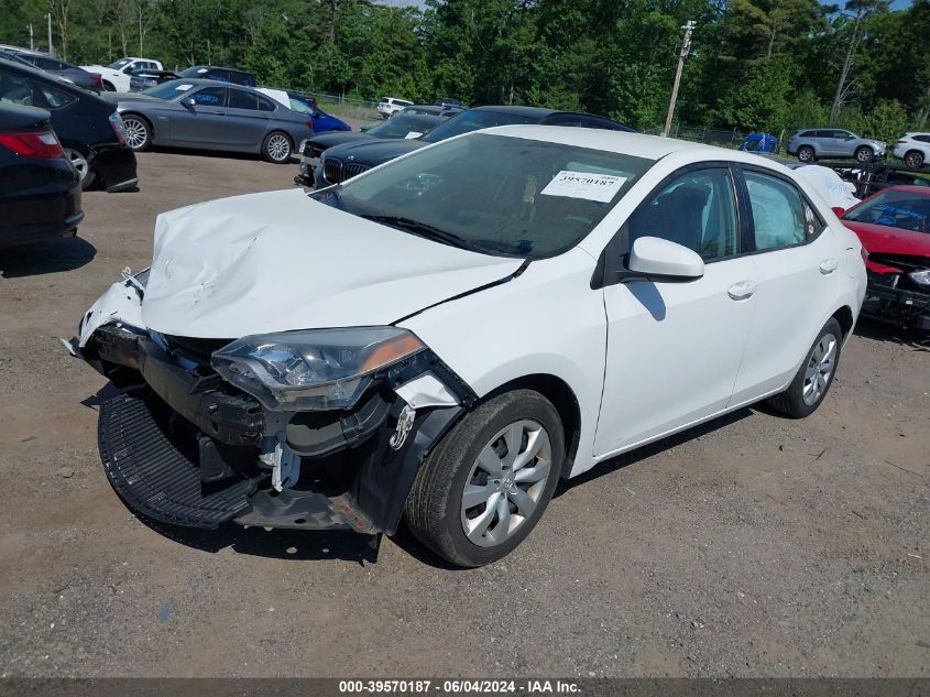 2014 Toyota Corolla Le VIN: 2T1BURHE6EC215638 Lot: 39570187