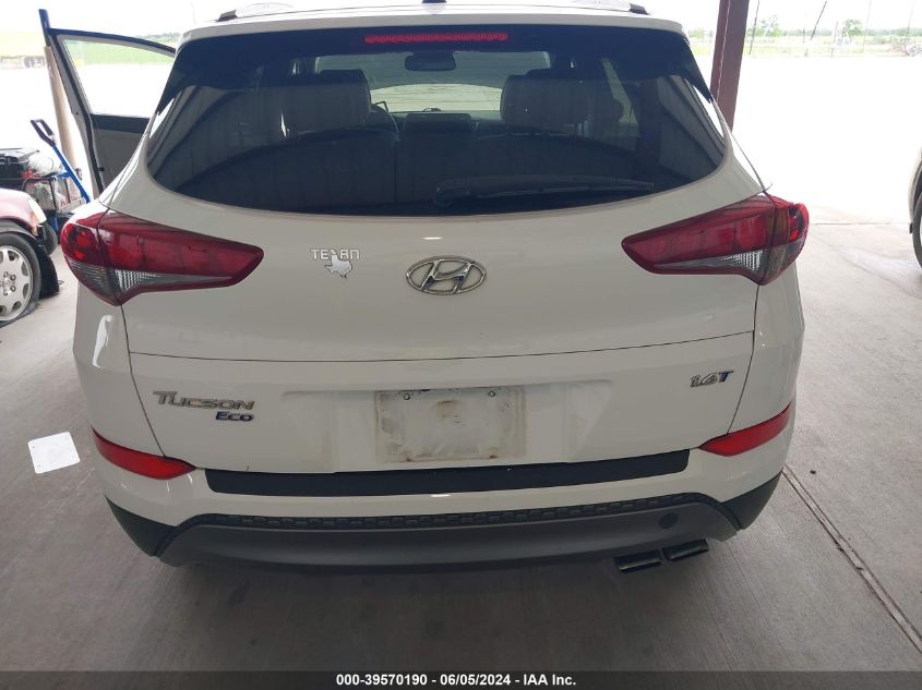 2016 Hyundai Tucson Eco VIN: KM8J33A22GU242459 Lot: 39570190