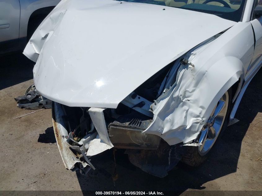 2007 Ford Mustang Gt Deluxe/Gt Premium VIN: 1ZVFT85H575206584 Lot: 39570194