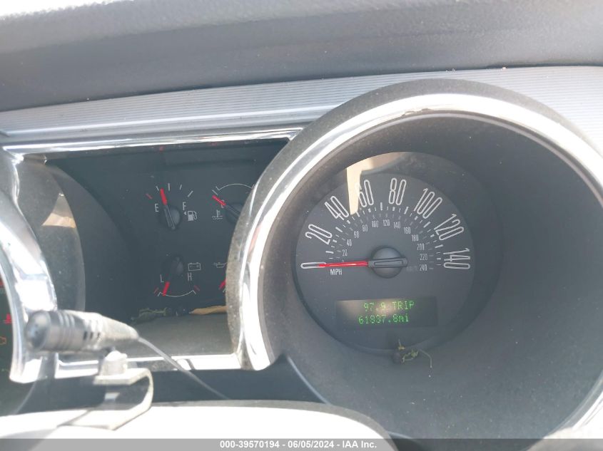 2007 Ford Mustang Gt Deluxe/Gt Premium VIN: 1ZVFT85H575206584 Lot: 39570194