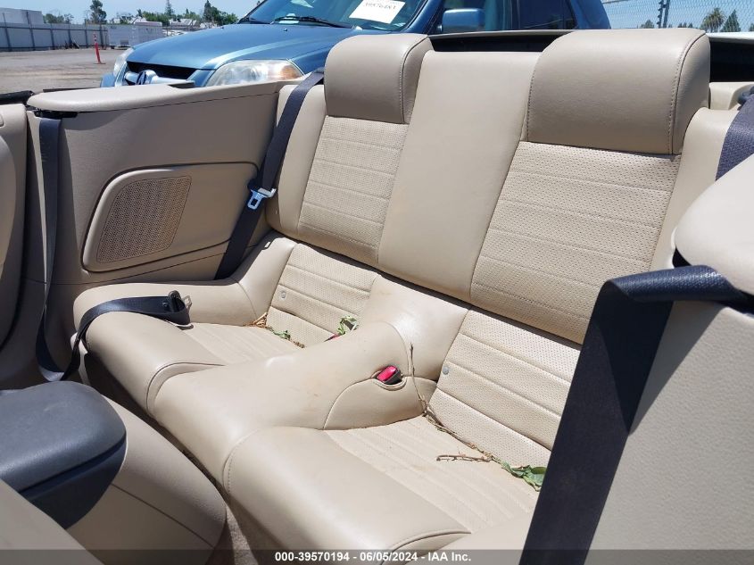 2007 Ford Mustang Gt Deluxe/Gt Premium VIN: 1ZVFT85H575206584 Lot: 39570194