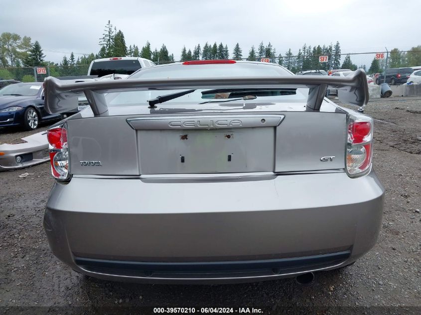 2005 Toyota Celica Gt VIN: JTDDR38T050189280 Lot: 39570210