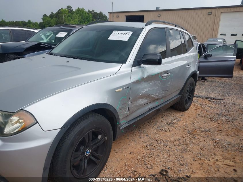 2006 BMW X3 3.0I VIN: WBXPA934X6WD32862 Lot: 39570226