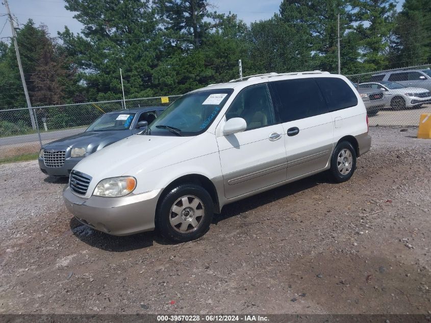 2003 Kia Sedona Ex/Lx VIN: KNDUP131636351777 Lot: 39570228