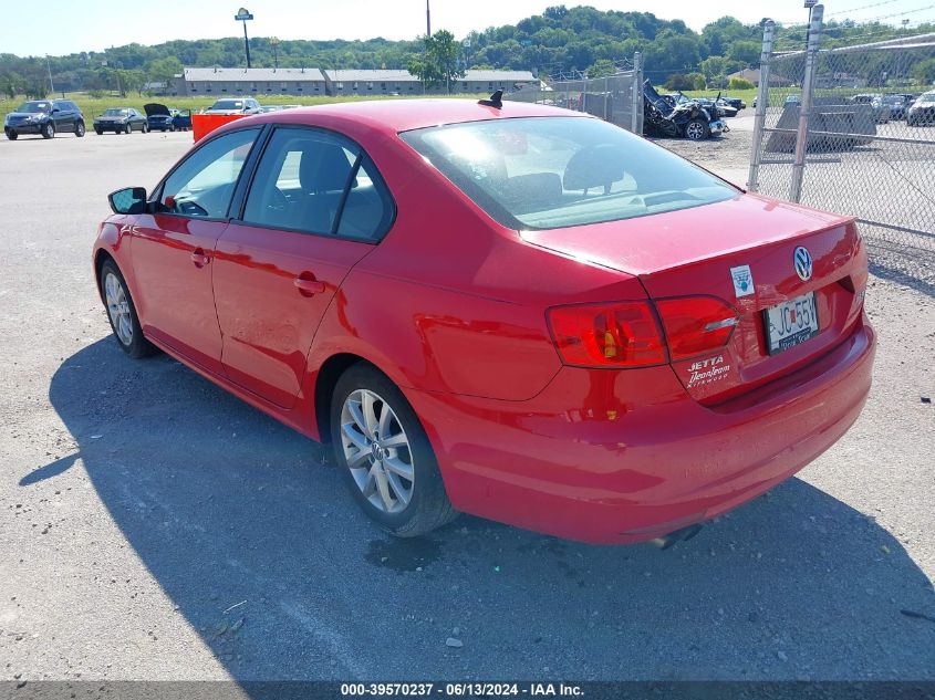 2012 Volkswagen Jetta 2.5L Se VIN: 3VWDP7AJ5CM378942 Lot: 39570237