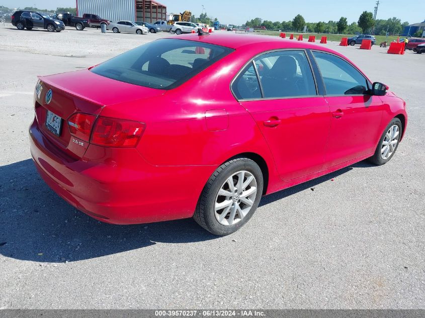 2012 Volkswagen Jetta 2.5L Se VIN: 3VWDP7AJ5CM378942 Lot: 39570237