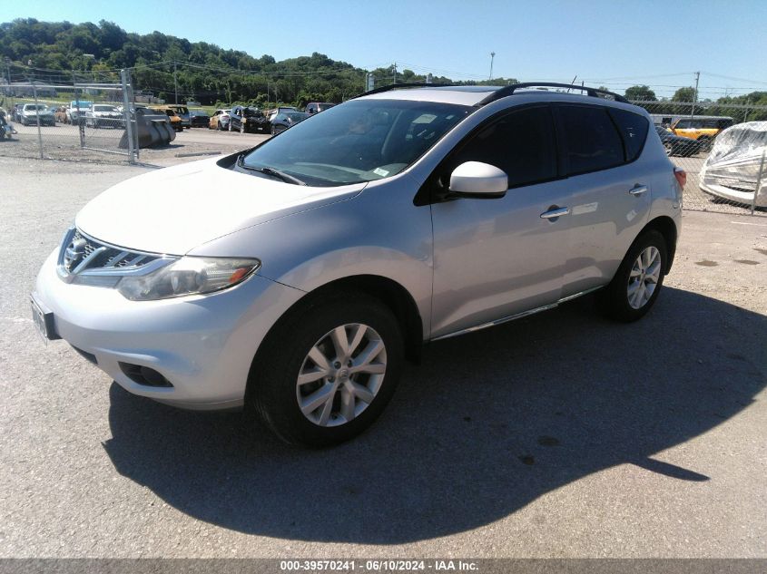 2013 Nissan Murano Sv VIN: JN8AZ1MUXDW203773 Lot: 39570241