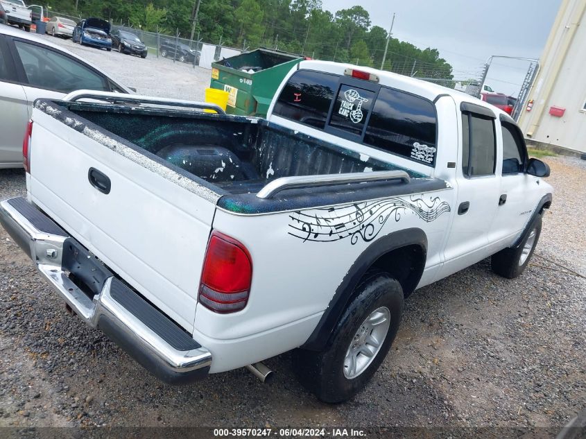 2001 Dodge Dakota Slt/Sport VIN: 1B7GG2AN71S145574 Lot: 39570247