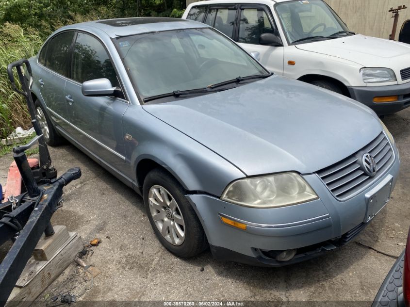 2002 Volkswagen Passat Gls V6 VIN: WVWPH63B42P344772 Lot: 39570260