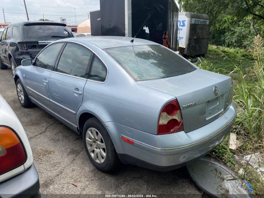 2002 Volkswagen Passat Gls V6 VIN: WVWPH63B42P344772 Lot: 39570260