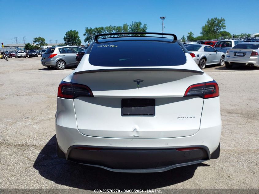 2021 Tesla Model Y Long Range Dual Motor All-Wheel Drive VIN: 5YJYGDEE7MF279867 Lot: 39570270