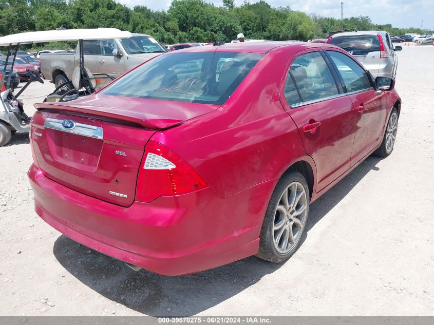 2012 Ford Fusion Sel VIN: 3FAHP0JG4CR165702 Lot: 39570275