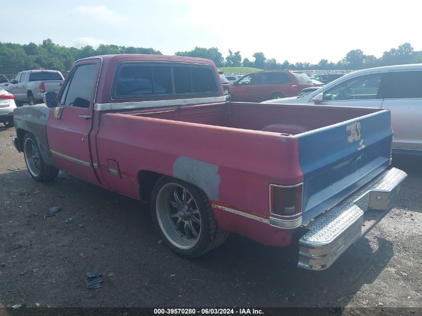 1985 Chevrolet C10 VIN: 2GCDC14H8F1178637 Lot: 39570280