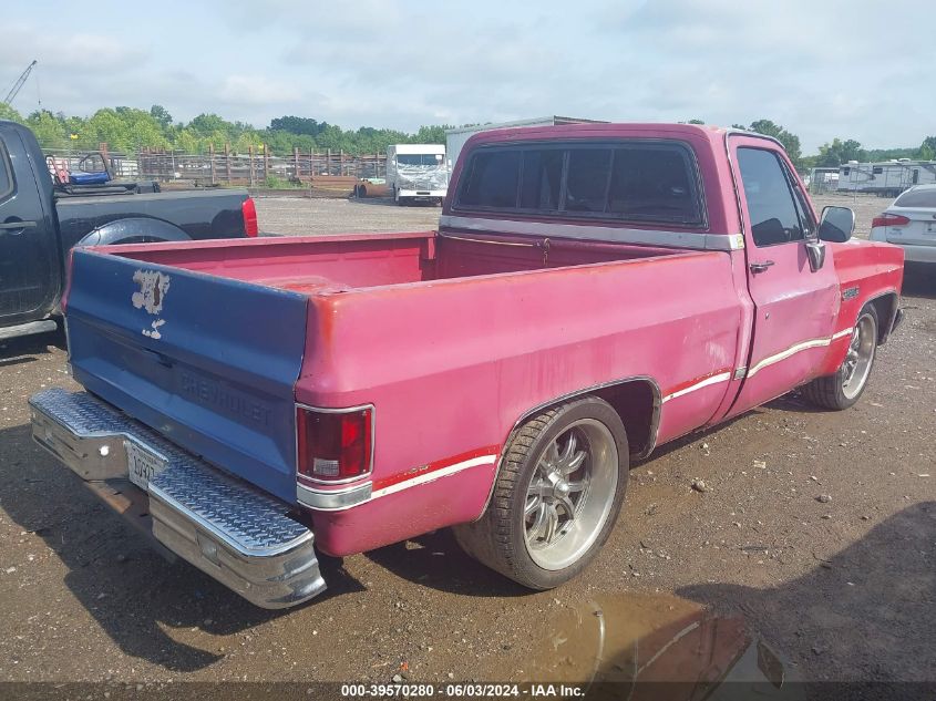 1985 Chevrolet C10 VIN: 2GCDC14H8F1178637 Lot: 39570280