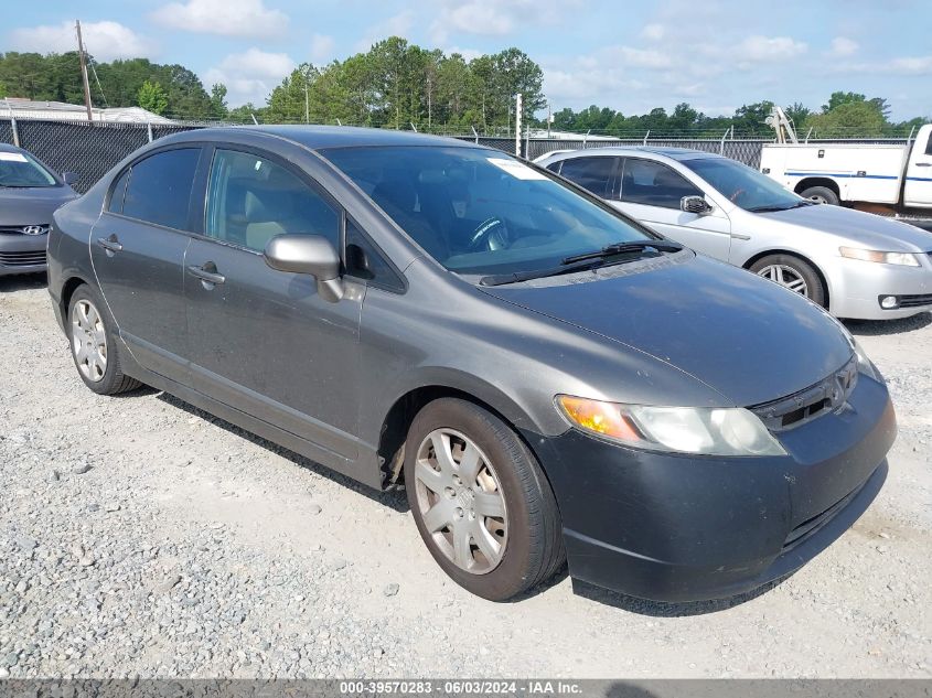 2006 Honda Civic Lx VIN: 1HGFA16546L050747 Lot: 39570283