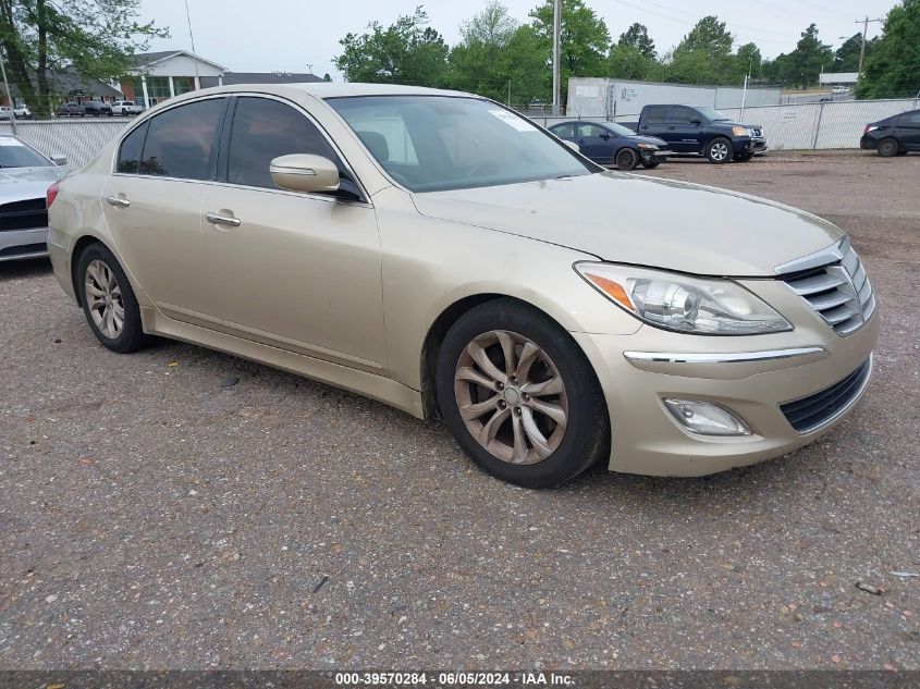 2012 Hyundai Genesis 3.8 VIN: KMHGC4DD9CU176872 Lot: 39570284