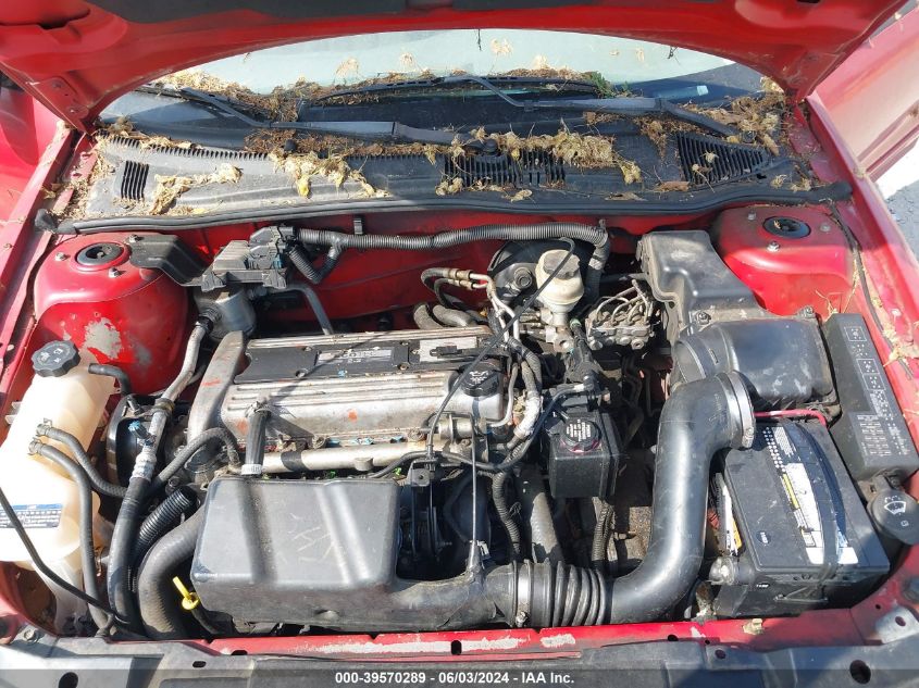 2003 Chevrolet Cavalier VIN: 1G1JC52F637243228 Lot: 39570289