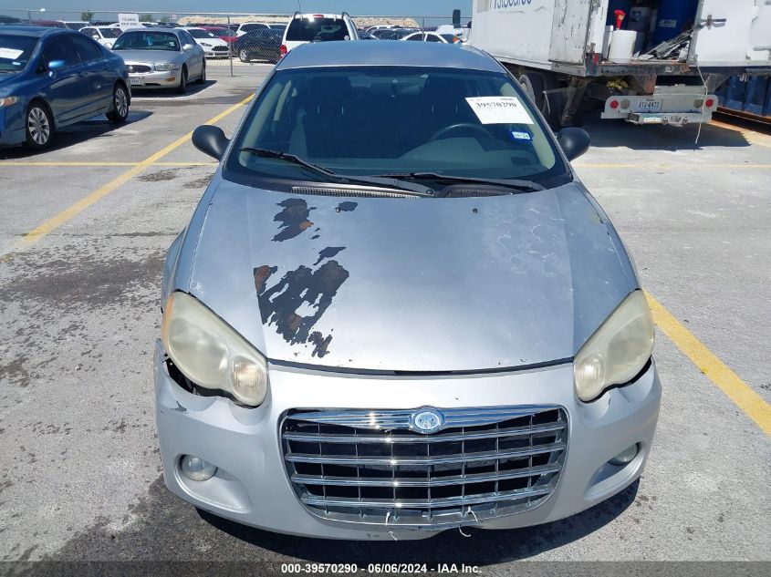 2005 Chrysler Sebring Touring VIN: 1C3EL56T75N522618 Lot: 39570290