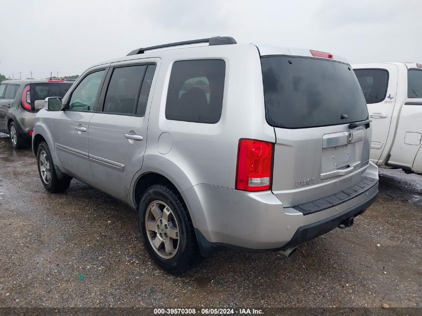 2010 Honda Pilot Touring VIN: 5FNYF3H85AB001743 Lot: 39570308