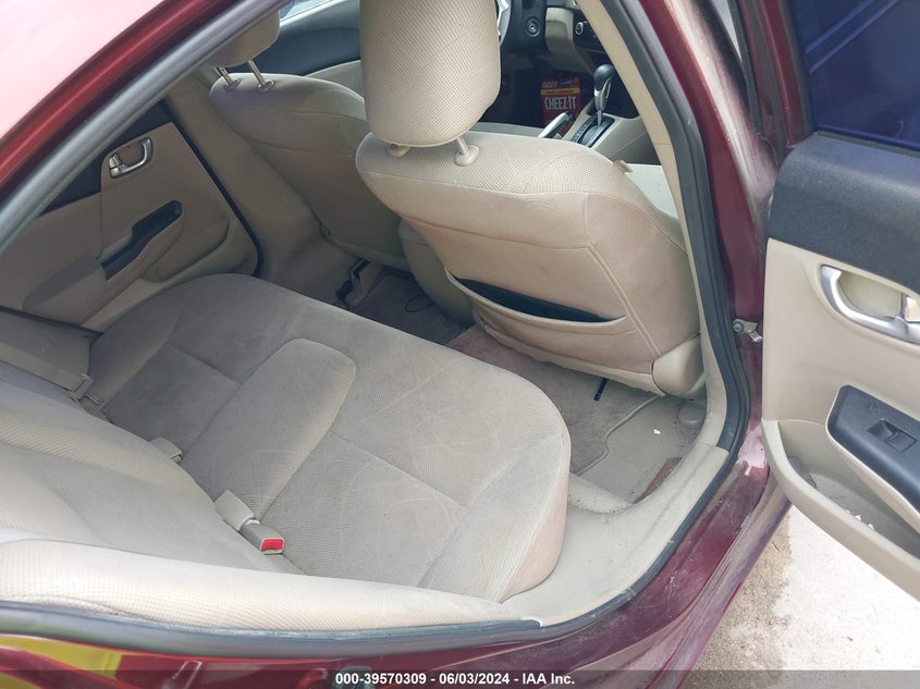 2012 Honda Civic Ex VIN: 2HGFB2F82CH515385 Lot: 39570309