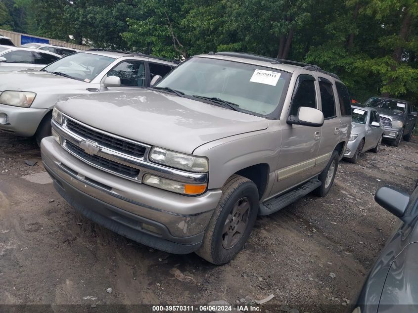 2005 Chevrolet Tahoe Lt VIN: 1GNEC13T15R191382 Lot: 39570311