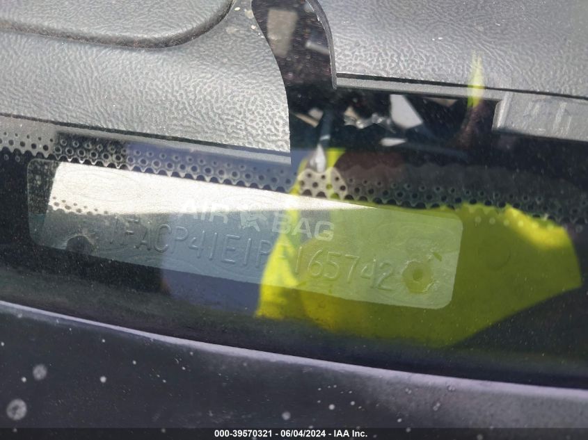 1993 Ford Mustang Lx VIN: 1FACP41E1PF165742 Lot: 39570321