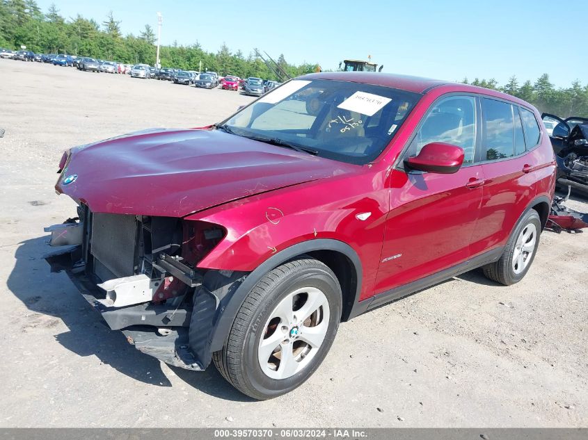 2012 BMW X3 xDrive28I VIN: 5UXWX5C53CL722767 Lot: 39570370