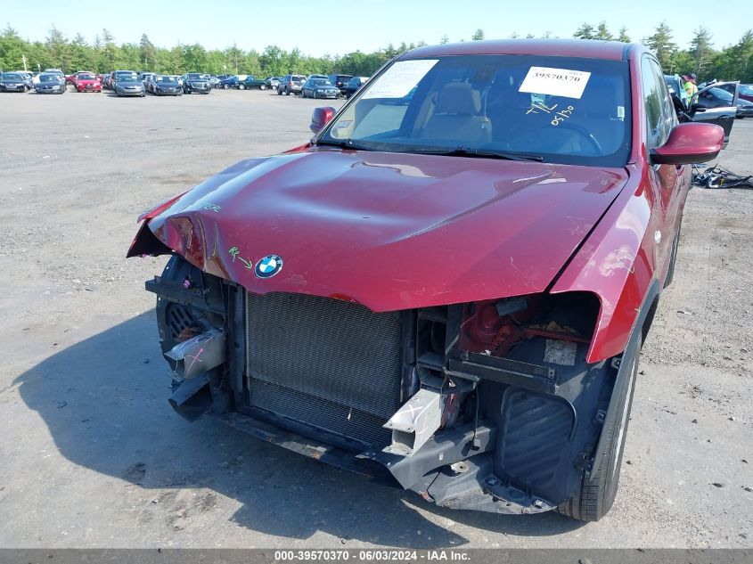 2012 BMW X3 xDrive28I VIN: 5UXWX5C53CL722767 Lot: 39570370