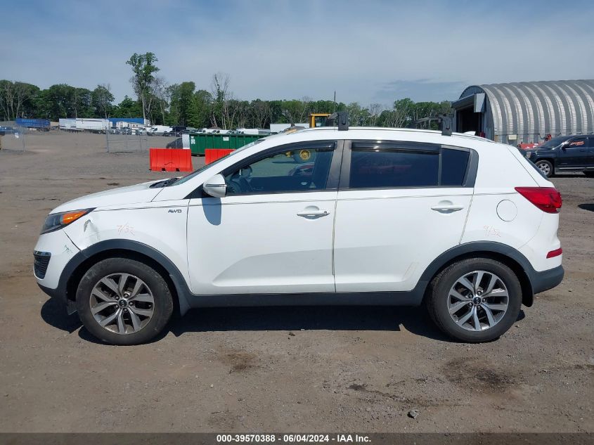 2014 Kia Sportage Lx VIN: KNDPBCAC8E7587307 Lot: 39570388