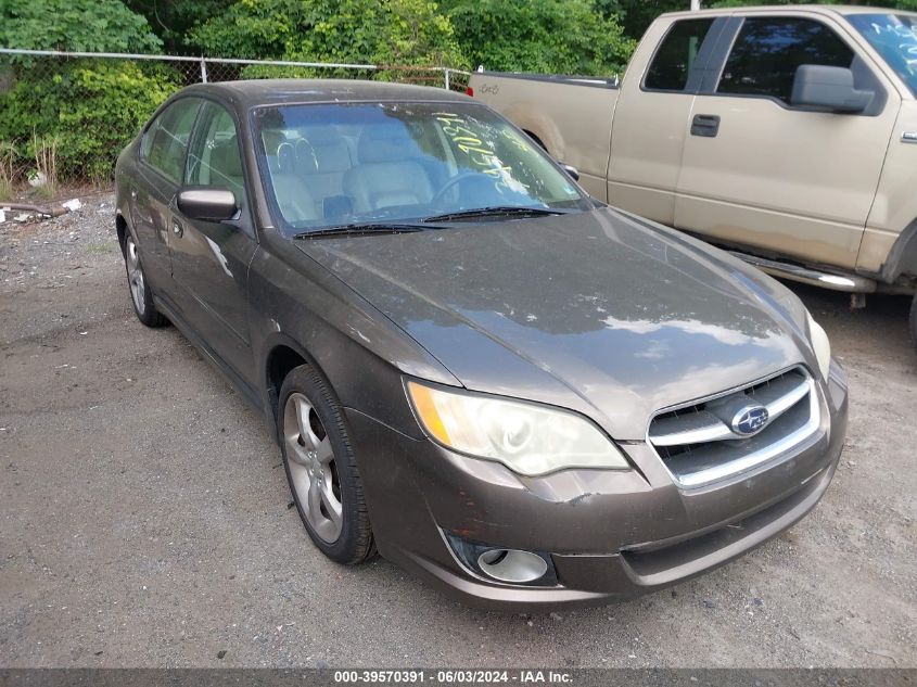 2008 Subaru Legacy 2.5I Limited VIN: 4S3BL626087219225 Lot: 39570391