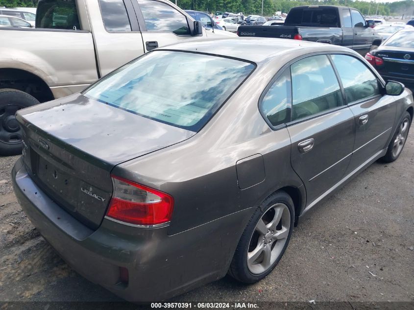 2008 Subaru Legacy 2.5I Limited VIN: 4S3BL626087219225 Lot: 39570391