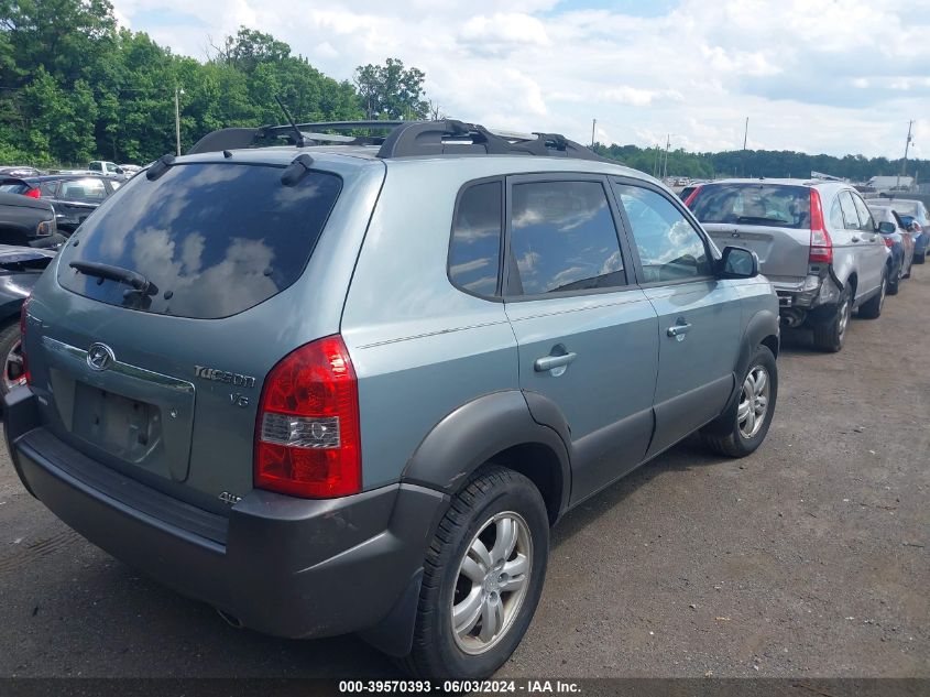 2006 Hyundai Tucson Gls/Limited VIN: KM8JN72D06U442126 Lot: 39570393