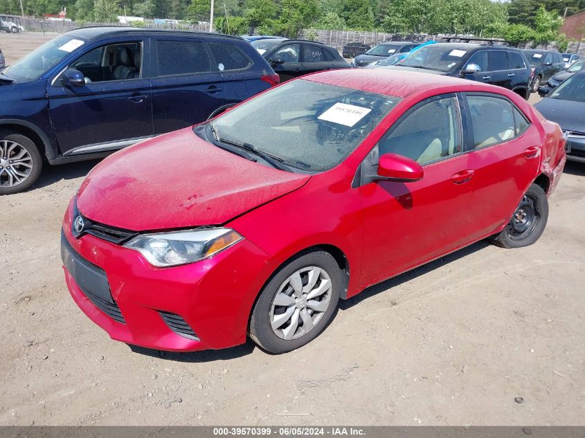 2014 Toyota Corolla Le VIN: 2T1BURHE5EC151981 Lot: 40314329