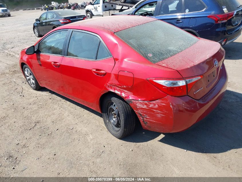 2014 Toyota Corolla Le VIN: 2T1BURHE5EC151981 Lot: 40314329