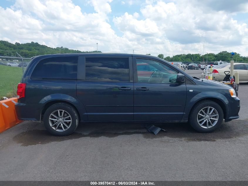 2014 Dodge Grand Caravan Se 30Th Anniversary VIN: 2C4RDGBG8ER335616 Lot: 39570412