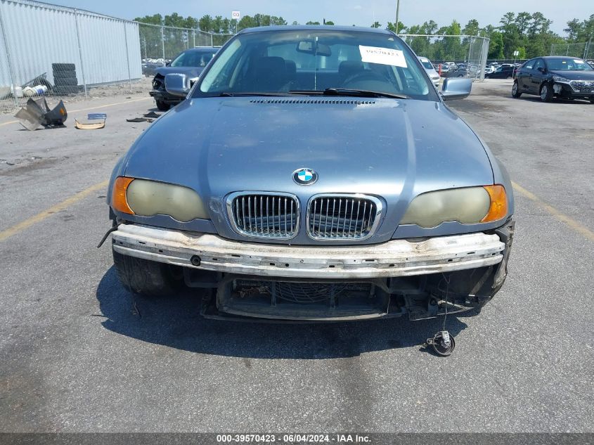 2000 BMW 323Ci VIN: WBABM3344YJN63858 Lot: 39570423