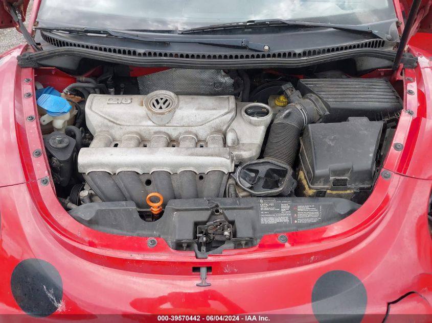 2008 Volkswagen New Beetle Se VIN: 3VWRW31C48M521843 Lot: 39570442