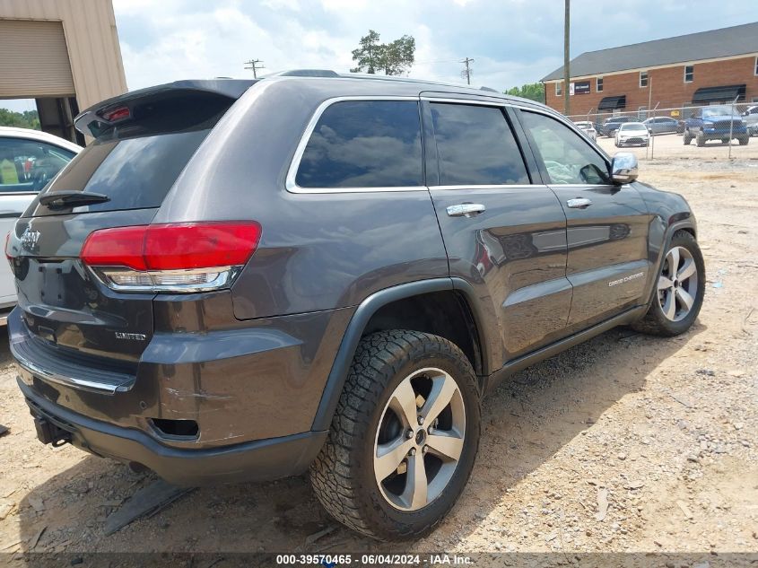 2014 Jeep Grand Cherokee Limited VIN: 1C4RJEBM9EC300188 Lot: 39570465