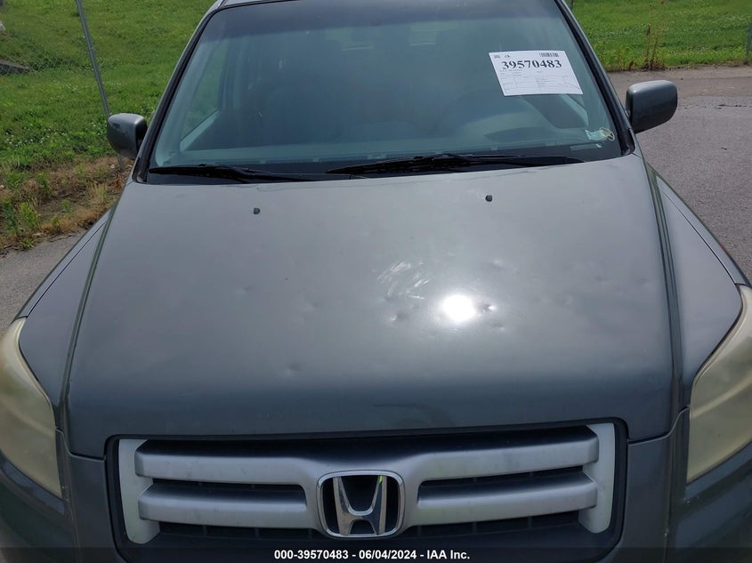 2008 Honda Pilot Ex VIN: 5FNYF28408B000808 Lot: 39570483