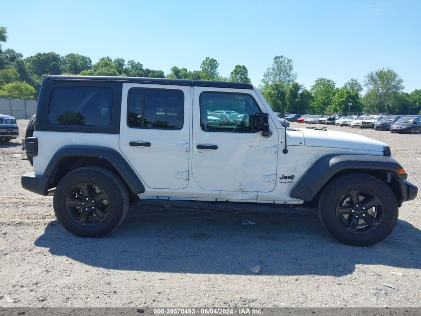 2022 Jeep Wrangler Unlimited Sport Altitude 4X4 VIN: 1C4HJXDG9NW113207 Lot: 39570493
