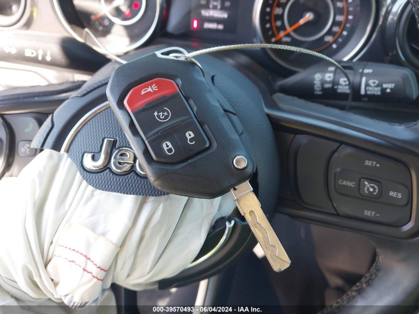 2022 Jeep Wrangler Unlimited Sport Altitude 4X4 VIN: 1C4HJXDG9NW113207 Lot: 39570493