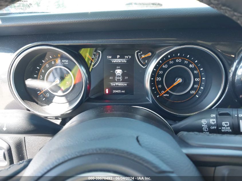 2022 Jeep Wrangler Unlimited Sport Altitude 4X4 VIN: 1C4HJXDG9NW113207 Lot: 39570493