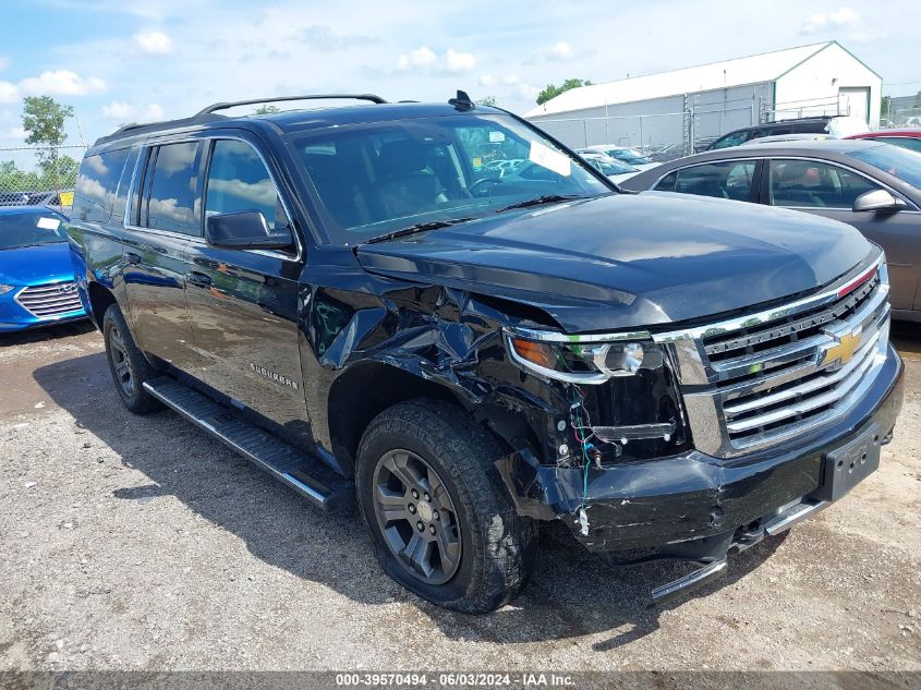 2015 Chevrolet Suburban 1500 Lt VIN: 1GNSKJKC3FR584289 Lot: 39570494