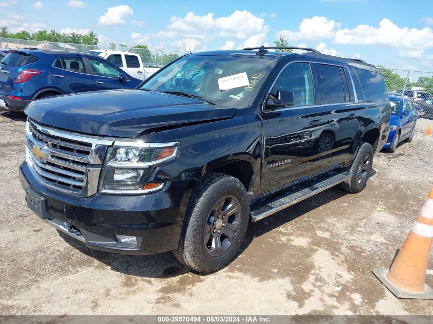 2015 Chevrolet Suburban 1500 Lt VIN: 1GNSKJKC3FR584289 Lot: 39570494