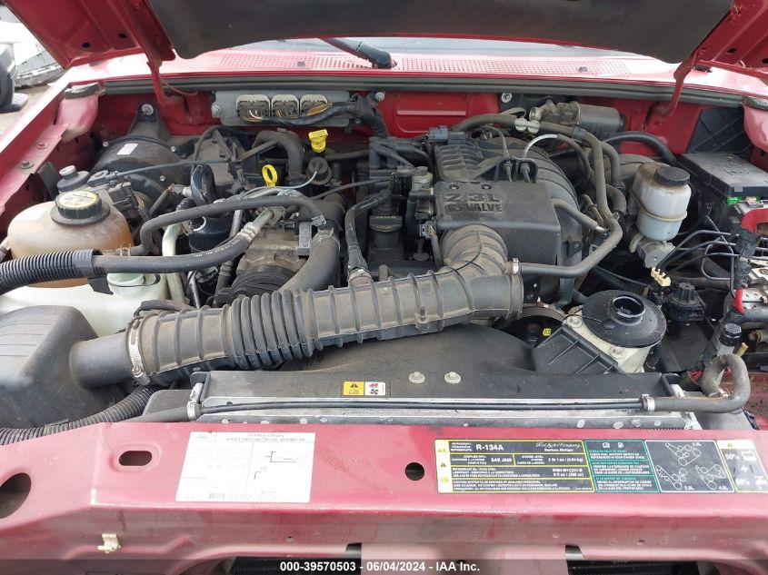 2007 Ford Ranger Stx/Xl/Xlt VIN: 1FTYR10D17PA58315 Lot: 39570503